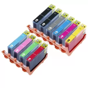 10-Pack Canon PIXMA Pro9500 PGI-9 Compatible InkJet Cartridge [1MBK,1PBK,1C,1M,1Y,1PC,1PM,1GY,1G,1R]