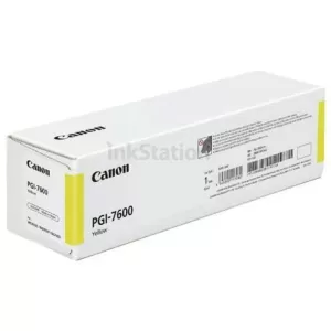 Canon PGI-7600Y Genuine Yellow Ink Cartridge - 6,600 pages