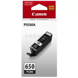 Canon PGI-650BK Genuine Black Inkjet Cartridge - 300 pages