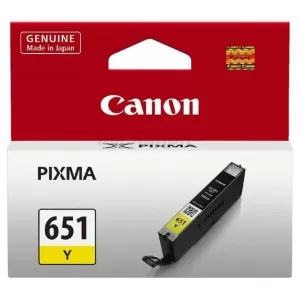 Canon CLI-651Y Genuine Yellow Inkjet Cartridge