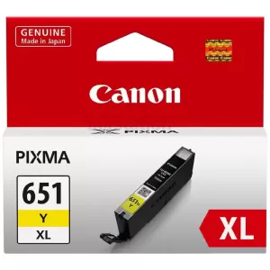 Canon CLI-651XLY Genuine Yellow High Yield Inkjet Cartridge