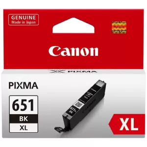 Canon CLI-651XLBK Genuine Photo Black High Yield Inkjet Cartridge