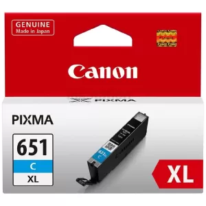 Canon CLI-651XLC Genuine Cyan High Yield Inkjet Cartridge
