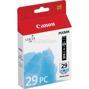 Genuine Canon PGI-29PC Photo Cyan Ink Cartridge