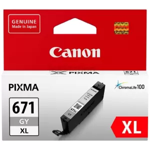 Genuine Canon CLI-671XLGY Grey High Yield Inkjet