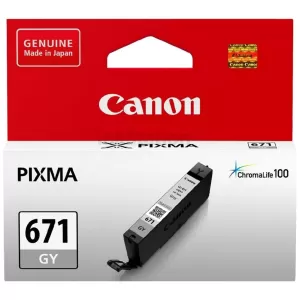 Genuine Canon CLI-671GY Grey Inkjet
