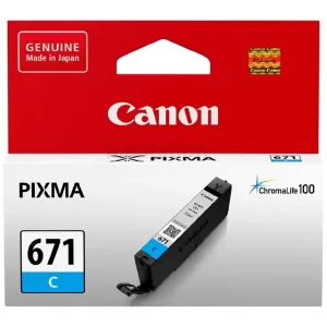 Genuine Canon CLI-671C Cyan Inkjet