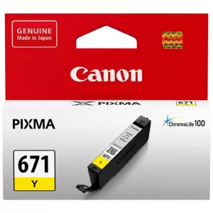 Genuine Canon CLI-671Y Yellow Inkjet