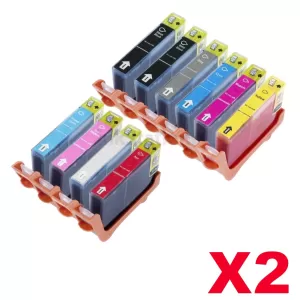 20-Pack Compatible Canon PGI-72 Ink Combo [2MBK+2PBK+2C+2M+2Y+2GY+2PC+2PM+2R+2CO]
