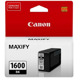 Canon PGI-1600BK Genuine Black Ink Cartridge - 400 pages
