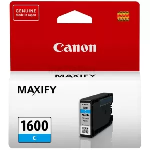 Canon PGI-1600C Genuine Cyan Ink Cartridge - 300 pages