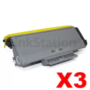 3 x Compatible Brother TN-3290 Black High Yield Toner Cartridge - 8,000 pages