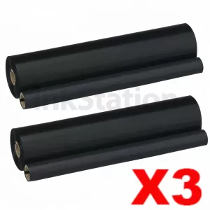 3 x Compatible Brother PC-202RF Thermal Printing Ribbons [2 rolls Value Pack]