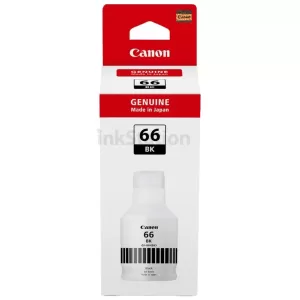 Genuine Canon GI-66BK Black Ink Bottle - 6,000 pages
