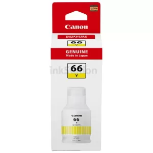 Genuine Canon GI-66Y Yellow Ink Bottle - 6,000 pages