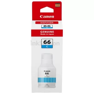 Genuine Canon GI-66C Cyan Ink Bottle - 6,000 pages