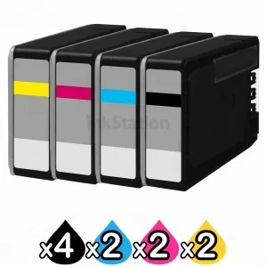 10 Pack Canon PGI-2600XL Compatible High Yield Ink Cartridge [4BK,2C,2M,2Y]