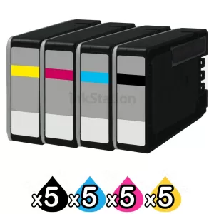 20 Pack Canon PGI-2600XL Compatible High Yield Ink Cartridge [5BK,5C,5M,5Y]