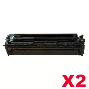 2 x Compatible Canon CART-418BK Black Toner Cartridge - 3,400 pages
