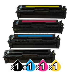 4 Pack Compatible Canon CART-418 Toner Cartridges [1BK,1C,1M,1Y]