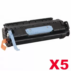 5 x Canon FX-12 Black Compatible Toner Cartridge - 4,500 page