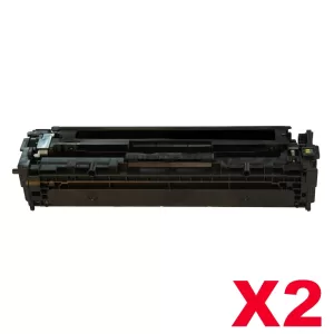 2 x Compatible Canon CART-318BK Black Toner Cartridge - 3,100 pages
