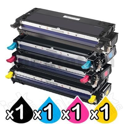 Dell 4-Pack 3110 3110CN 3115CN High Capacity Compatible laser toner ...