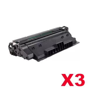 3 x Compatible Canon CART-333I Black High Yield Toner Cartridge - 17,000 Pages