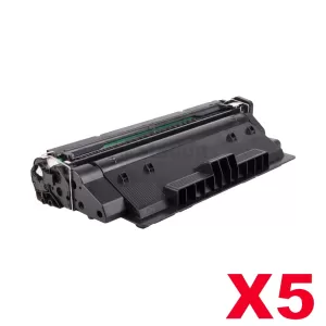 5 x Compatible Canon CART-333II Black High Yield Toner Cartridge - 17,000 Pages