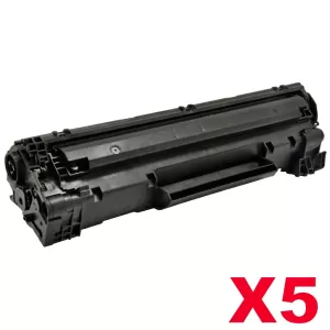 5 x Canon CART-328 Black Compatible Toner Cartridge 2,100 pages