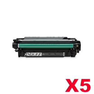 5 x Canon LBP 7018C (CART-329BK) Compatible Black Toner Cartridge - 1,200 Pages