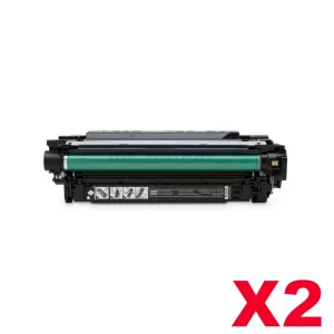 2 x Canon LBP 7018C (CART-329BK) Compatible Black Toner Cartridge - 1,200 Pages