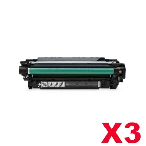 3 x Canon LBP 7018C (CART-329BK) Compatible Black Toner Cartridge - 1,200 Pages