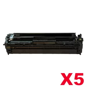 5 x Compatible Canon CART-318BK Black Toner Cartridge - 3,100 pages