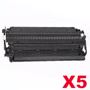 5 x Canon  E-30 / E-31 Black Compatible Toner Cartridge - 3,700 pages