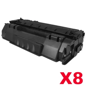 8 x Canon CART-308II  Black Compatible Toner Cartridge 6,000 Pages