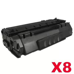 8 x Canon CART-308 Black Compatible Toner Cartridge 2,500 Pages
