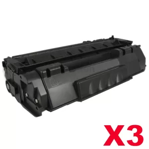 3 x Canon CART-308 Black Compatible Toner Cartridge 2,500 Pages