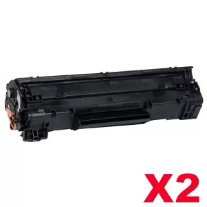 2 x Canon CART-313 Black Compatible Toner Cartridge 2,000 Pages
