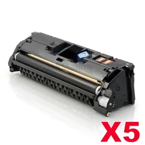 5 x Canon LBP 5200 / MFC 8180 (CART-301BK) Compatible Black Toner Cartridge - 5,000 pages