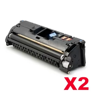 2 x Canon LBP 5200 / MFC 8180 (CART-301BK) Compatible Black Toner Cartridge - 5,000 pages