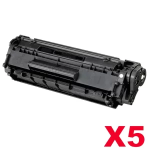 5 x Canon FX-9 Black Compatible Toner Cartridge 2,000 pages