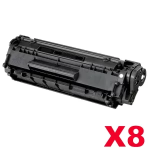 8 x Canon FX-9 Black Compatible Toner Cartridge 2,000 pages