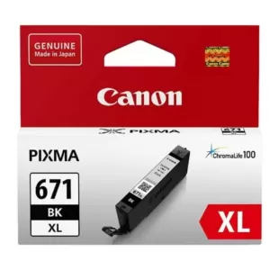 Genuine Canon CLI-671XLBK Black High Yield Inkjet