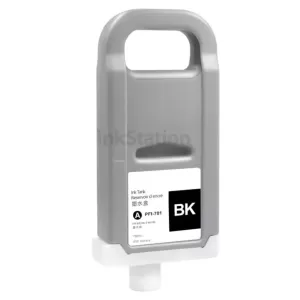 Compatible Canon PFI-701BK Black Ink Cartridge - 700ML