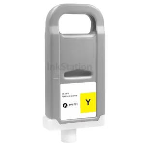 Compatible Canon PFI-701Y Yellow Ink Cartridge - 700ML