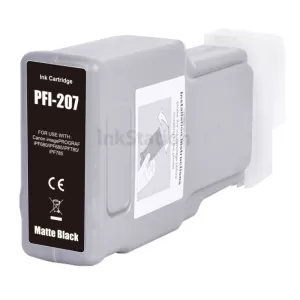 Compatible Canon PFI-207MBK Matte Black Ink Tank