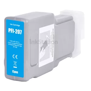 Compatible Canon PFI-207C Cyan Ink Tank