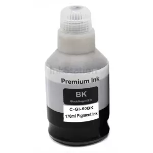 Compatible Canon GI60PGBK Black Ink Bottle 170ML