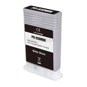 Compatible Canon PFI-030MBK Matte Black Ink Tank 55ml